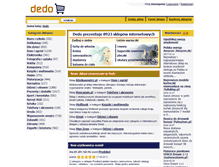 Tablet Screenshot of dedo.com.pl